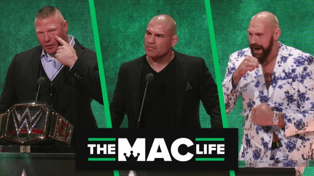 Cain Velasquez & Tyson Fury wrestling matches announced | WWE Crown Jewel Presser Highlights