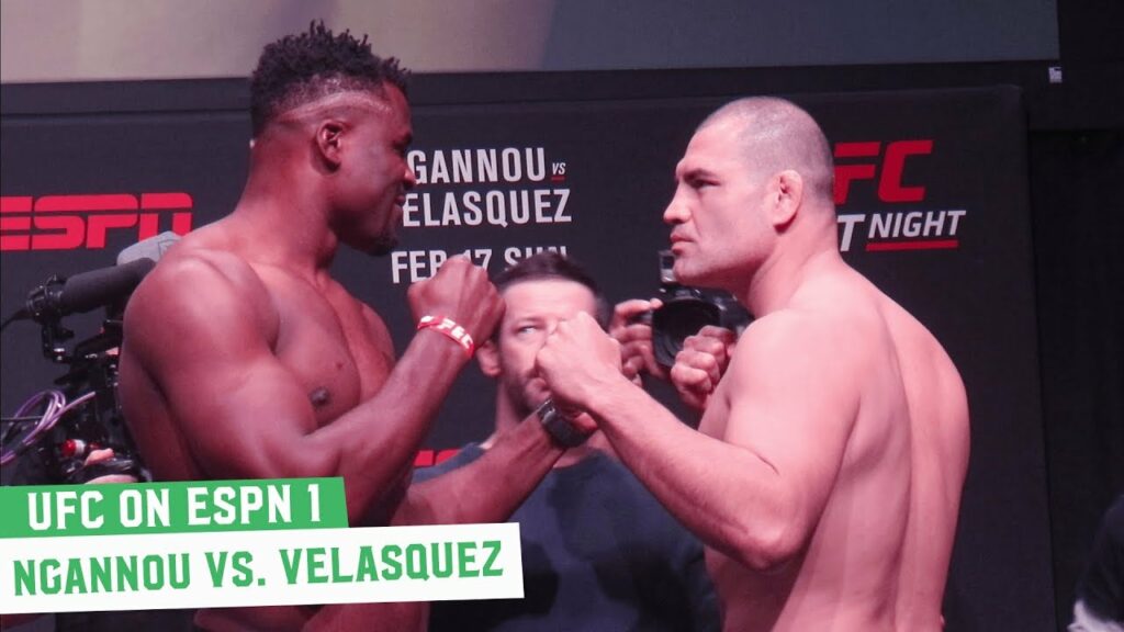 Cain Velasquez vs. Francis Ngannou | UFC on ESPN 1 Ceremonial Weigh-Ins