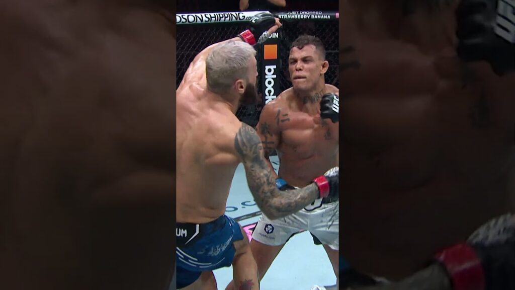 Caio Borralho hit HARD 😳 #ufcparis