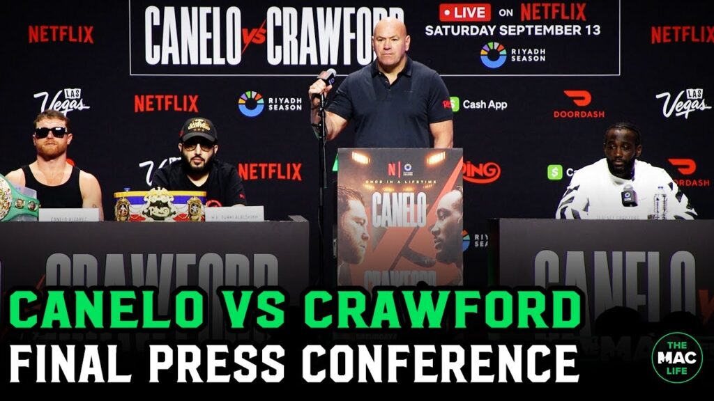 Canelo Alvarez vs. Terence Crawford Press Conference (FULL) With Dana White