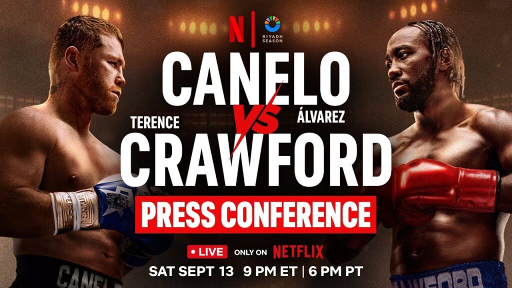 Canelo vs. Crawford: Press Conference | LIVE on Netflix September 13