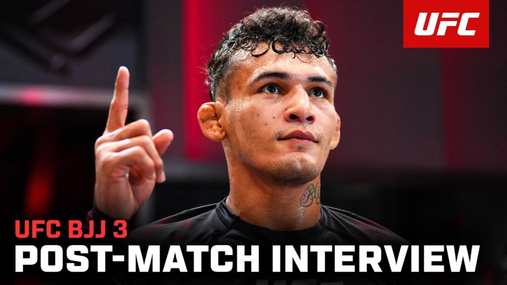Carlos Henrique Post-Match Interview | UFC BJJ 3