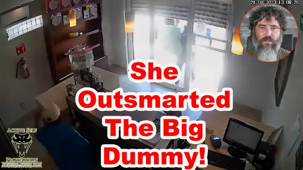 Caught on Camera: Clerk Traps Robber with Genius Move