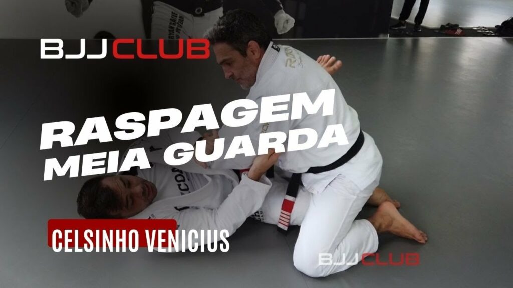 Celsinho Venicius - Raspagem de Meia Guarda - X-Coach - Jiu-Jitsu #bjjclub