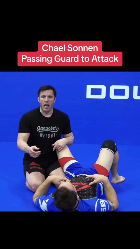 Chael Sonnen discusses the Philosophy of Passing Guard to Attack