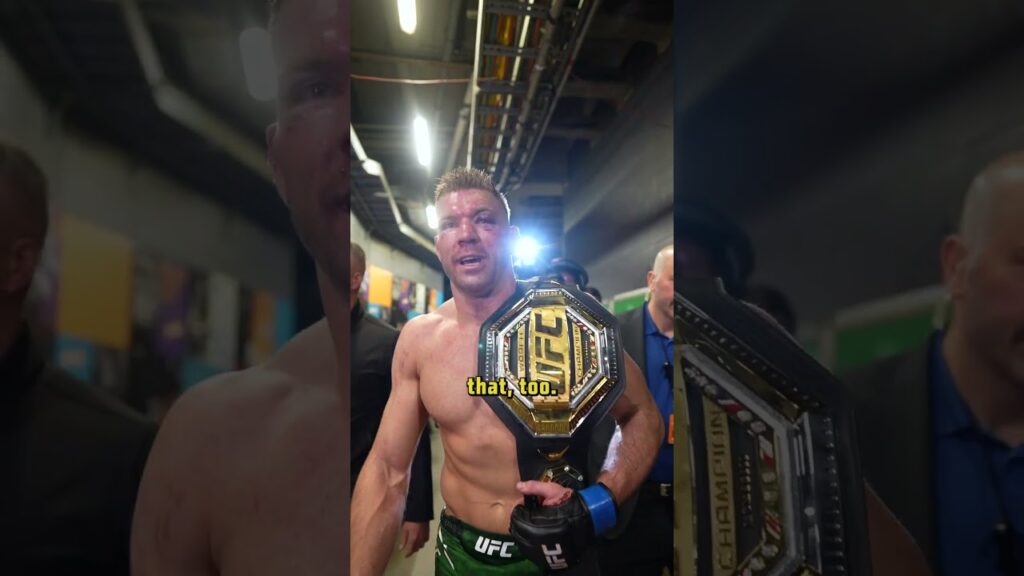 Champion Dricus du Plessis is on cloud nine 🤩