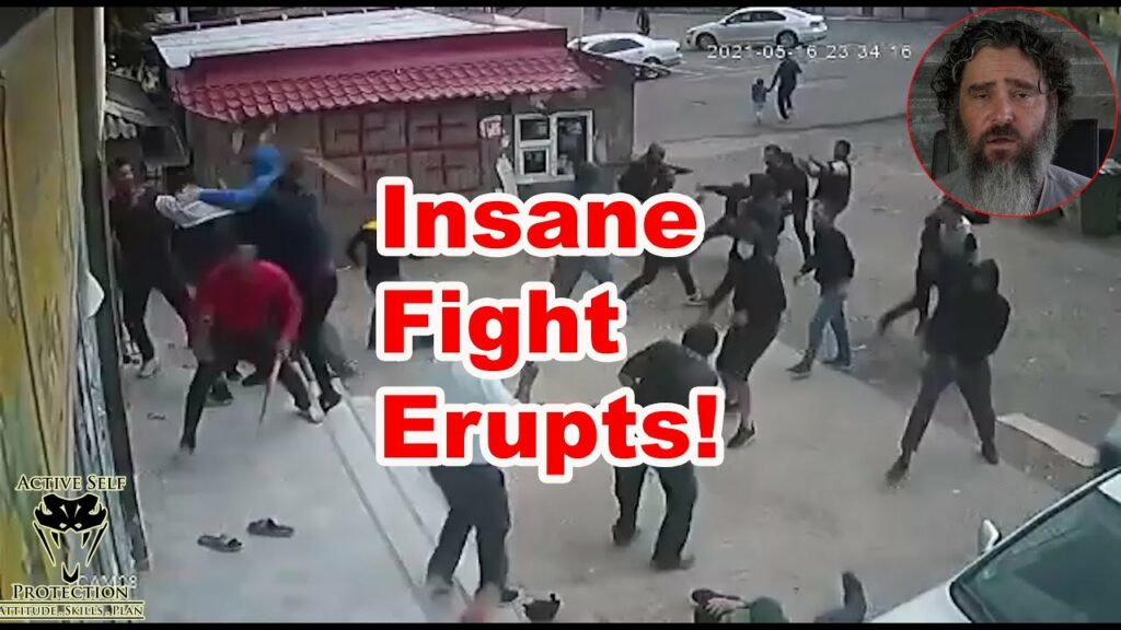 Chaos Unleashed: Liquor Store Brawl Gone Wild!