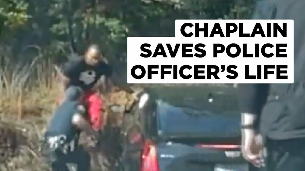 Chaplain Saves Police Officer's Life