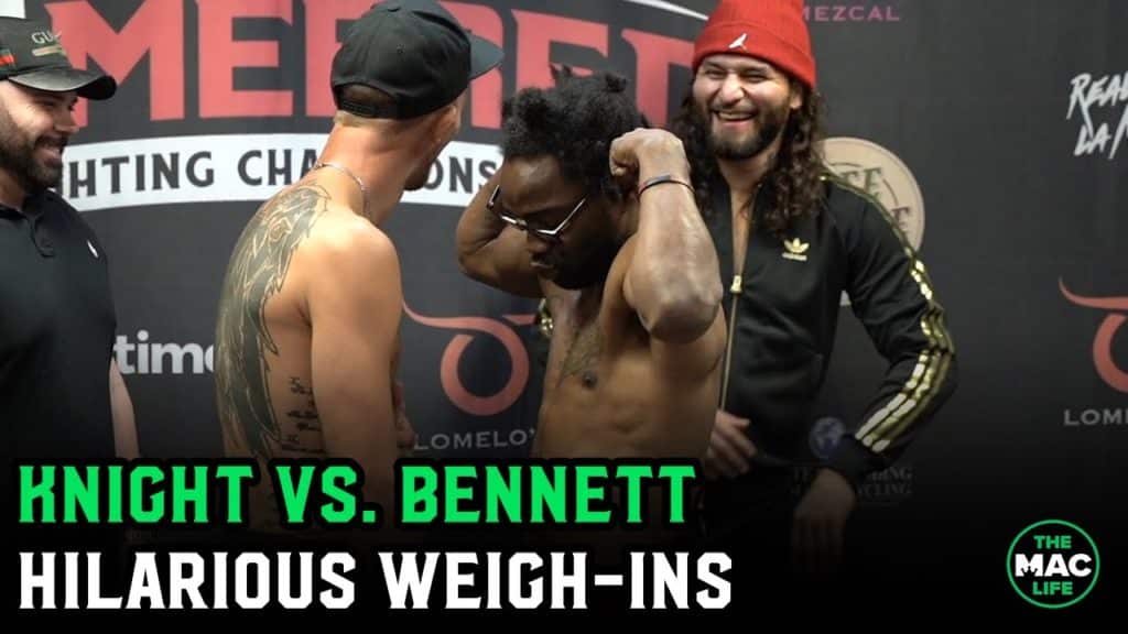Charles Bennett tells Jason Knight: "You can have this full-blown aids" ahead of Bareknuckle Fight
