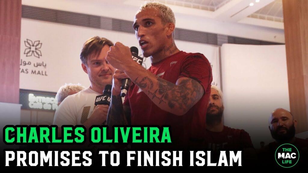 Charles Oliveira: “I was born for this. I was chosen … I’m going to KO Islam in the 1st round"