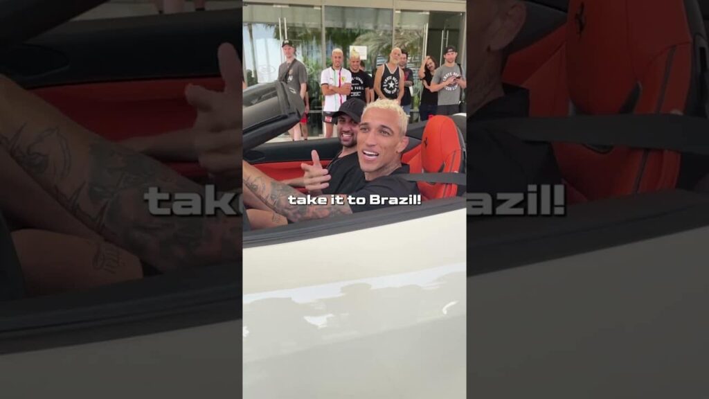 Charles Oliveira is out here ENJOYING LIFE! π