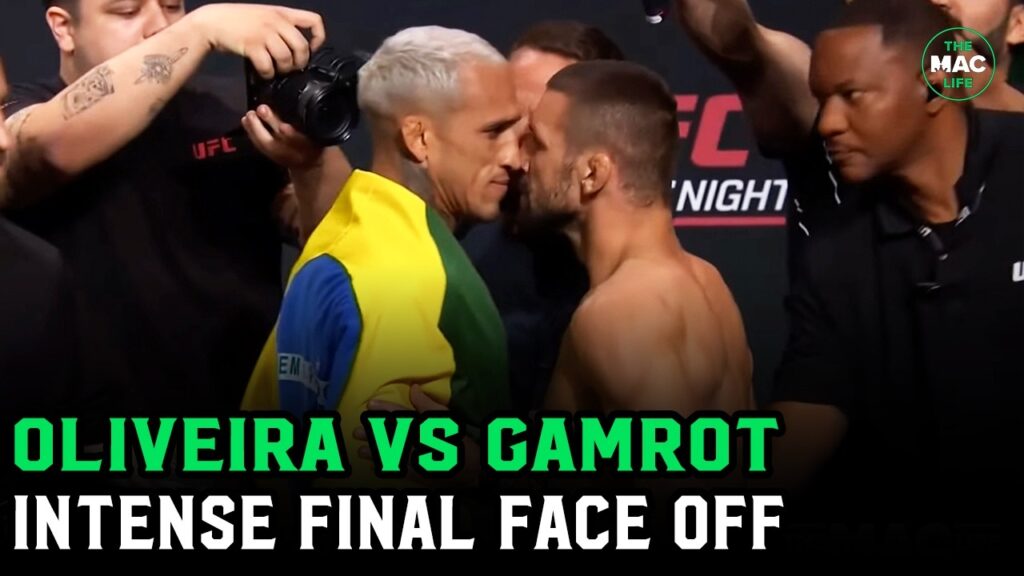 Charles Oliveira vs. Mateusz Gamrot INTENSE Face Off