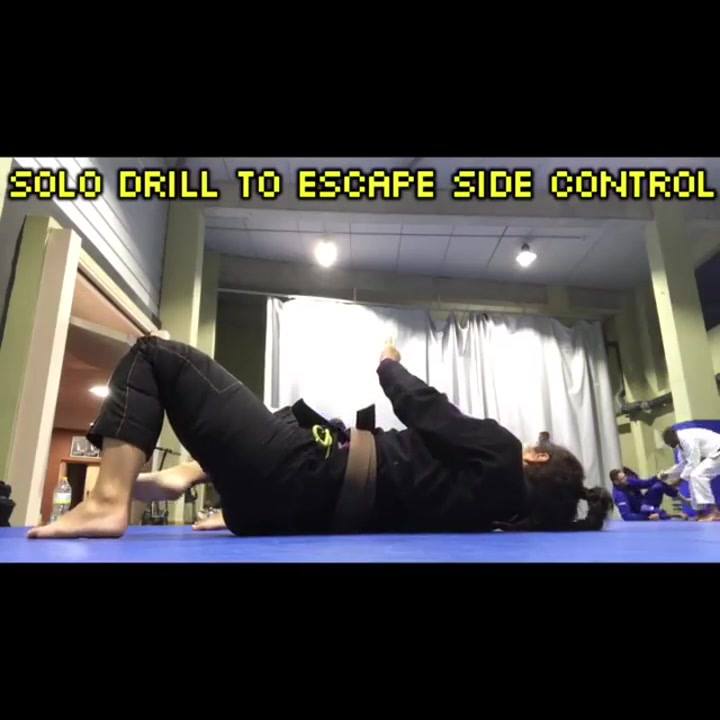 Check this solo drill that you can apply to get out from 100kg -side control pos...