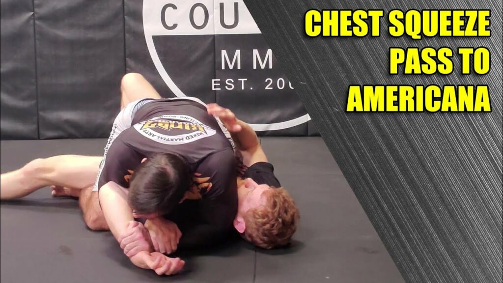 Chest Squeeze Pass to Americana