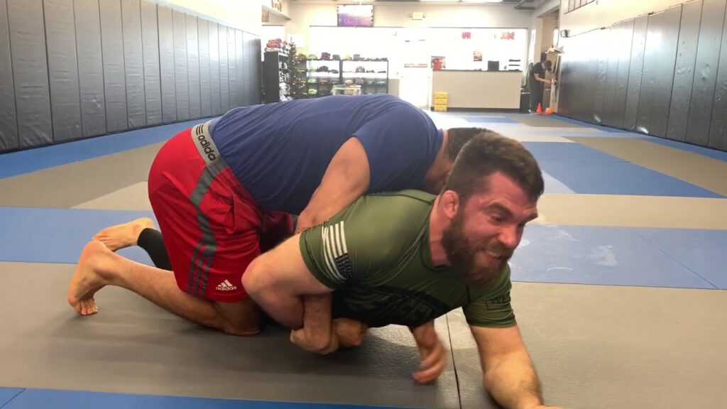 Chewy Getting Pinned By 2019 NAIA HWT Wrestling Champ