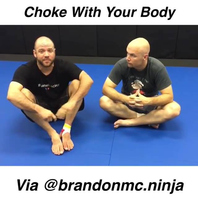 Choke with your body