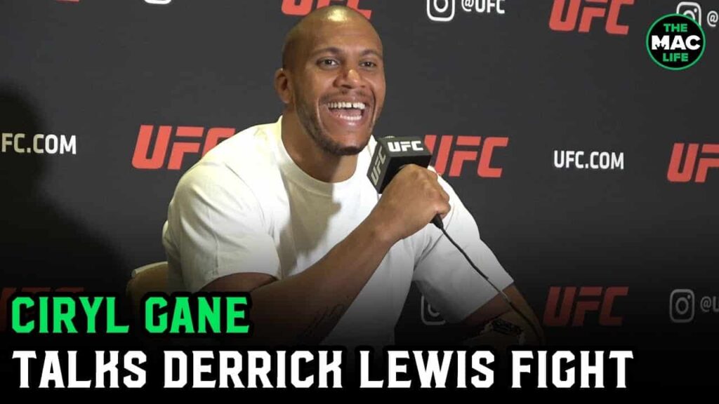 Ciryl Gane talks Derrick Lewis interim title shot; Doesn't care if fans boo him
