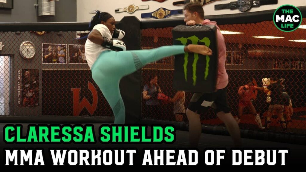 Claressa Shields new MMA training footage: ‘I haven’t seen my man in 3 weeks … some b**** gonna pay’