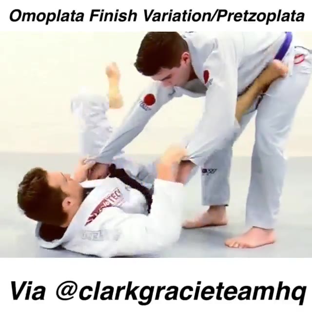 Clark Gracie Omoplata finish