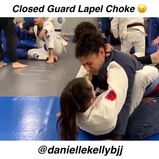 Closed Guard Lapel Choke