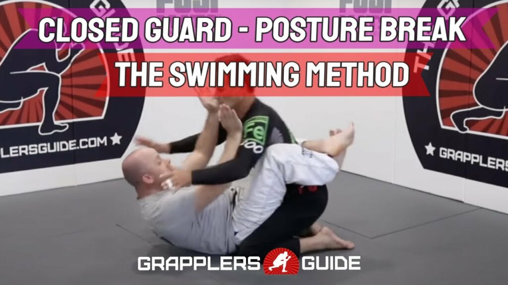 Closed Guard Posture Break - The Swimming Method by Jason Scully