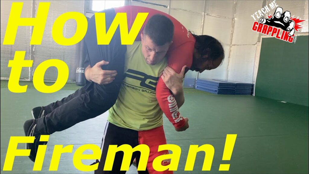 Coach Brian shows a Fireman's Carry!