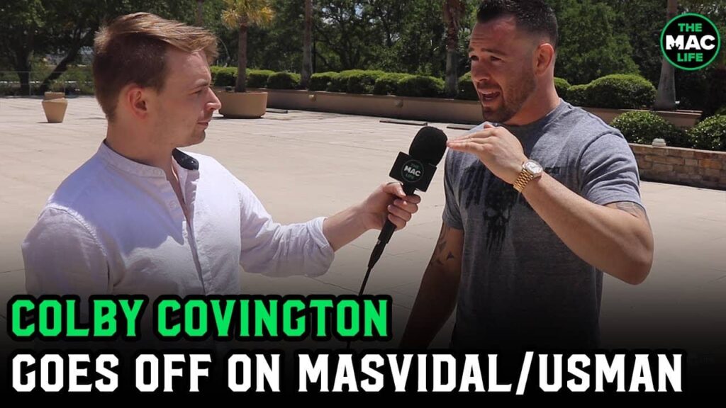 Colby Covington escalates personal feud with Jorge Masvidal; will be in attendance at UFC 261