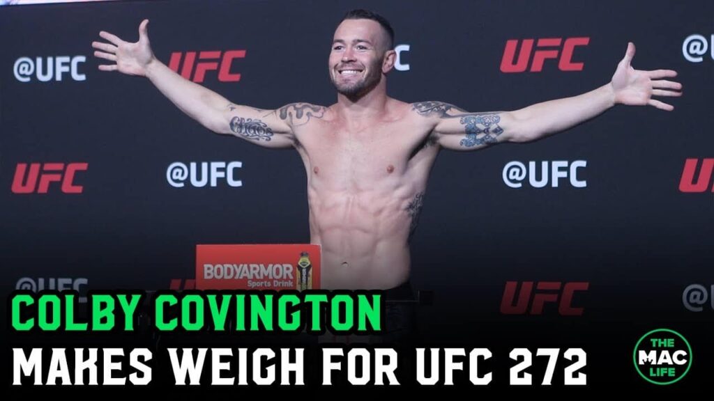 Colby Covington makes weight with ease ahead of Jorge Masvidal fight