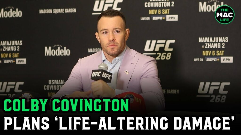 Colby Covington plans “life-altering damage” to Kamaru Usman; talks ‘**m shot Chimaev’