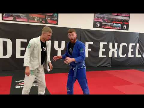 Collar drag to single leg