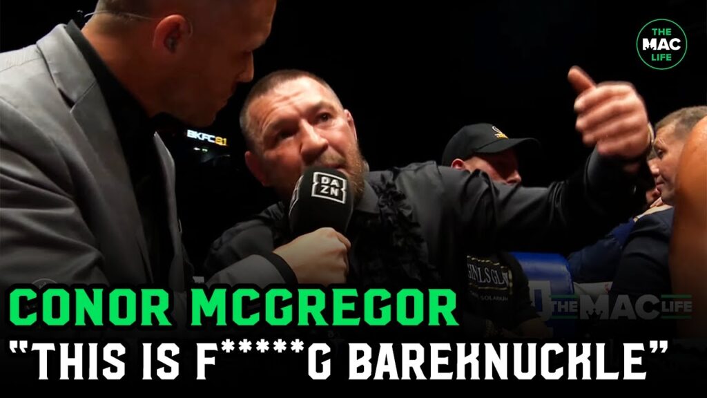 Conor McGregor: "It's an interesting puzzle, the f****g BareKnuckle!"