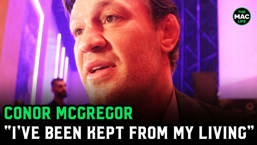 Conor McGregor: “I’ve been kept from my living for 3 years now. It looks like April"