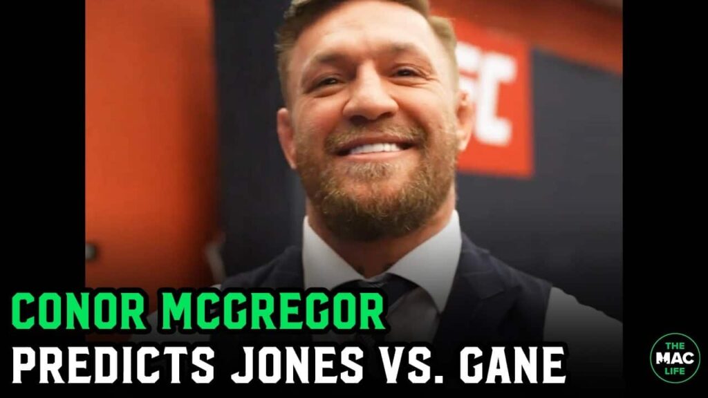 Conor McGregor breaks down Jon Jones vs. Ciryl Gane: "I'm very interested"