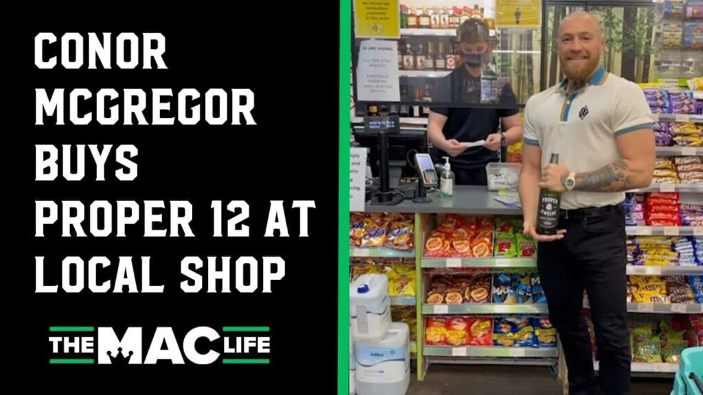 Conor McGregor buys Proper 12 from local store