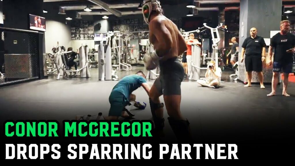 Conor McGregor drops sparring partner ahead of UFC return