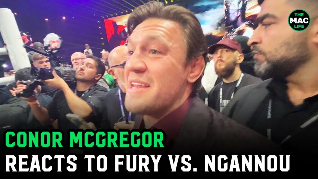 Conor McGregor on Francis Ngannou vs. Tyson Fury: "Ngannou repped himself well"