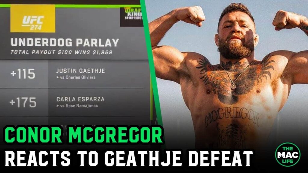 Conor McGregor on Justin Gaethje: “Any grappling exchanges, he’s petrified”