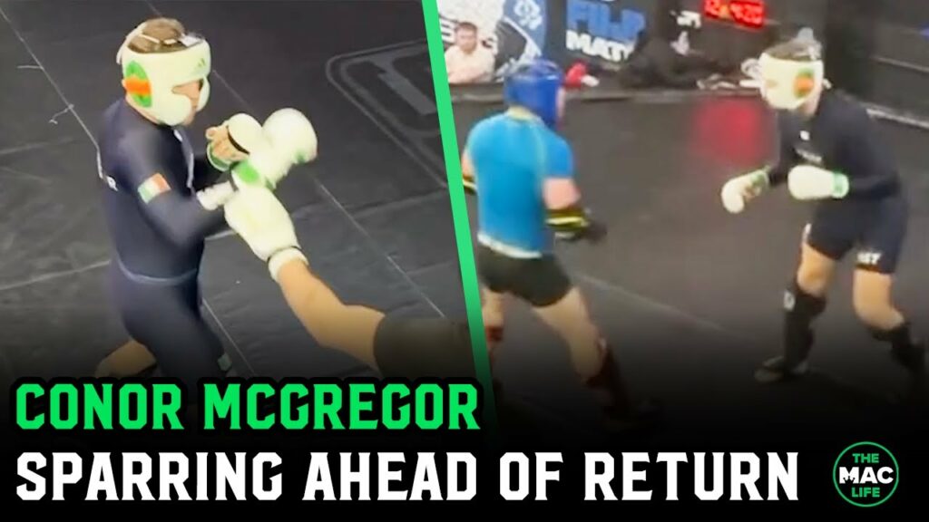 Conor McGregor sparring ahead of rumoured return announcement