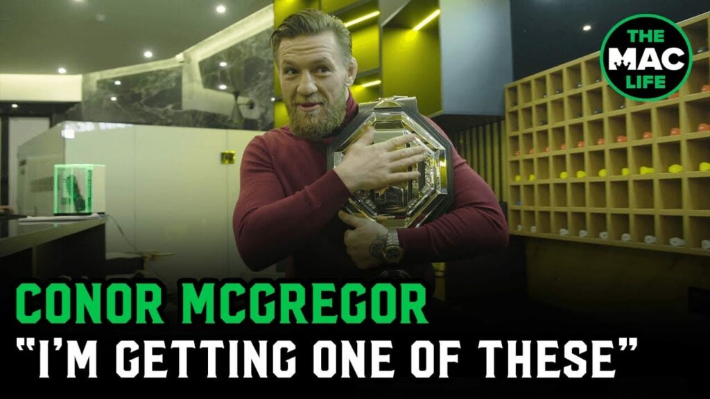 Conor McGregor talks to young fighters; Targets new UFC belt
