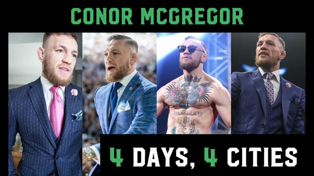 Conor McGregor travels in style as he goes through 4 cities in 4 days