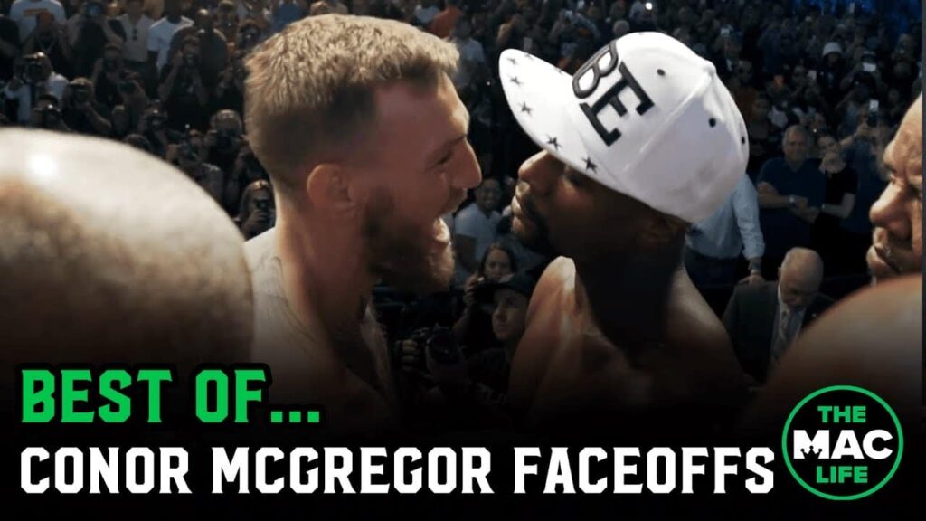 Conor McGregor's Most Iconic Face Offs | Aldo, Diaz Mayweather & more - TheMacLife