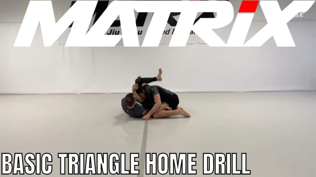 Corona Home Drill #2 Basic Triangle from Closedguard - Matrix Jiu Jitsu