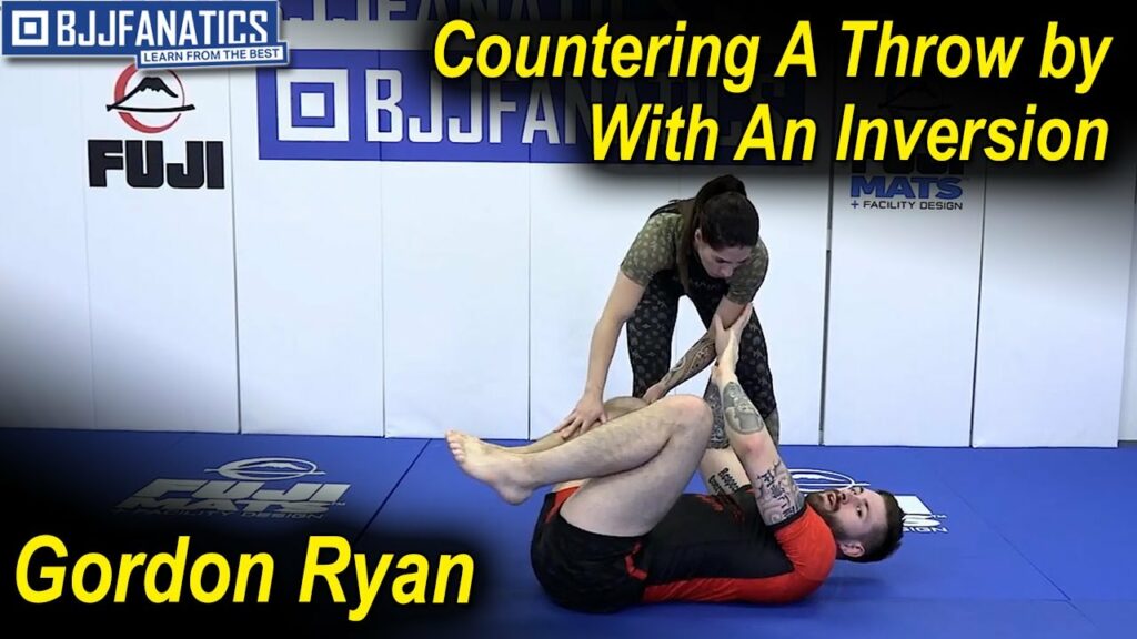 Countering A Throw by With An Inversion by Gordon Ryan