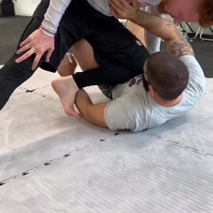 Countering Knee on belly with SaddleCross Ashi Garami Inside Heelhook by @abelbjj