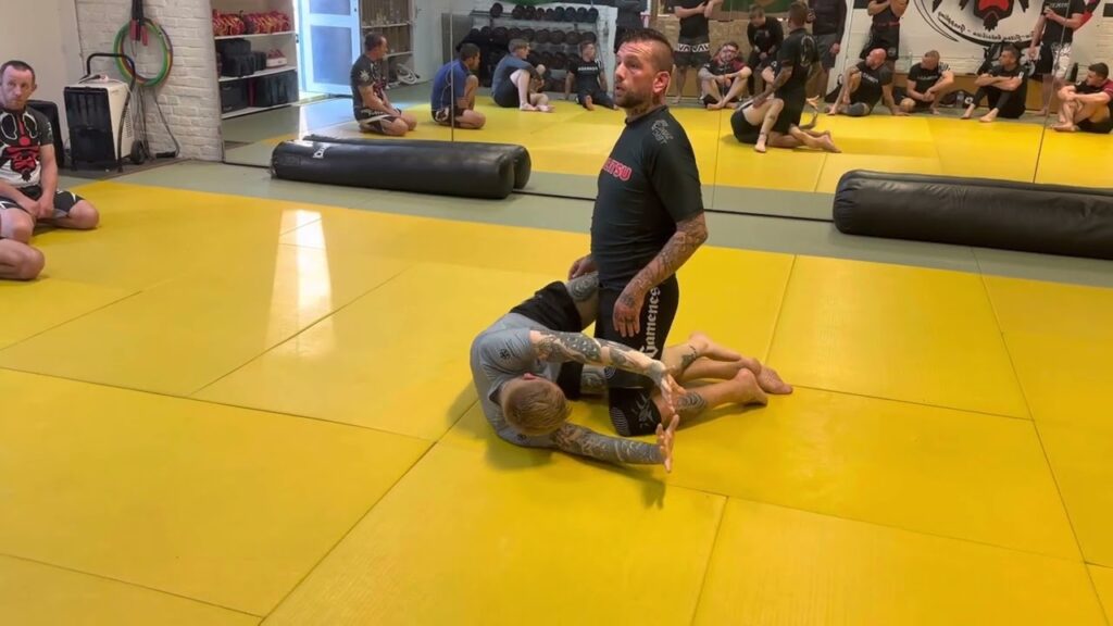 Cow Catcher - Half Guard Pass to Mounted Guillotine