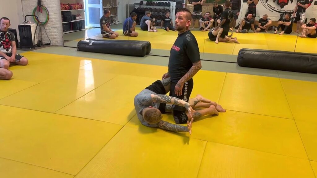 Cow Catcher - Half Guard Pass to Mounted Guillotine
