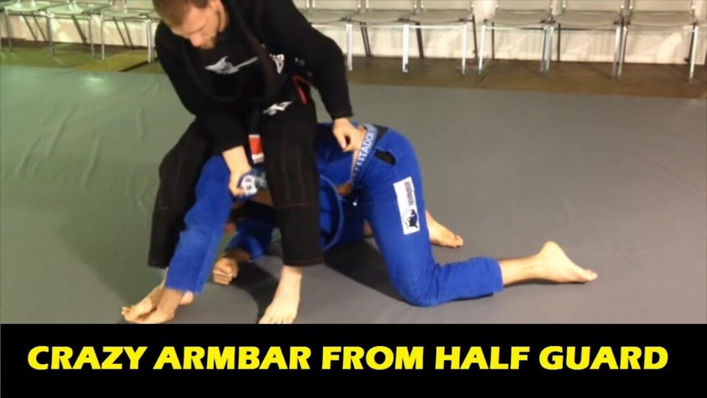 Crazy Armbar From Half Guard By Will Grundhauser