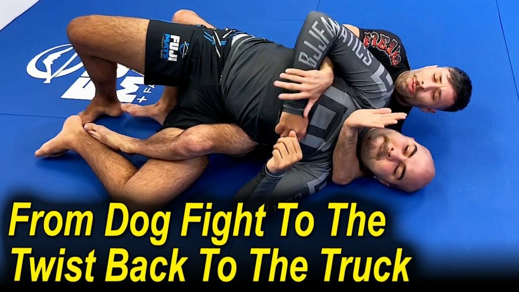Crazy BJJ No Gi Move - From The Dog Fight To The Twist Back To The Truck by Geo Martinez