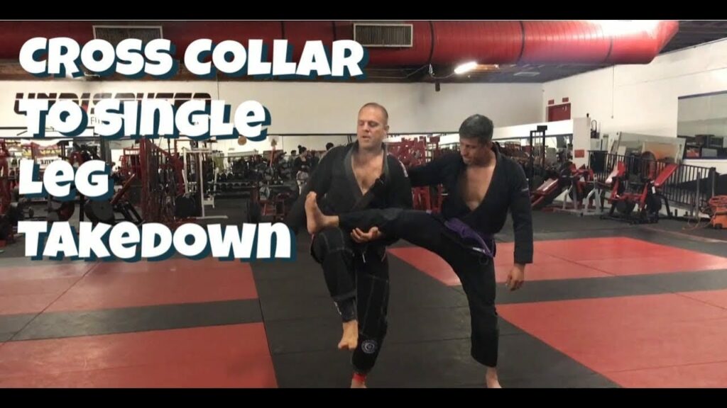 Cross Collar to Single Leg Takedown | Jiu Jitsu Brotherhood