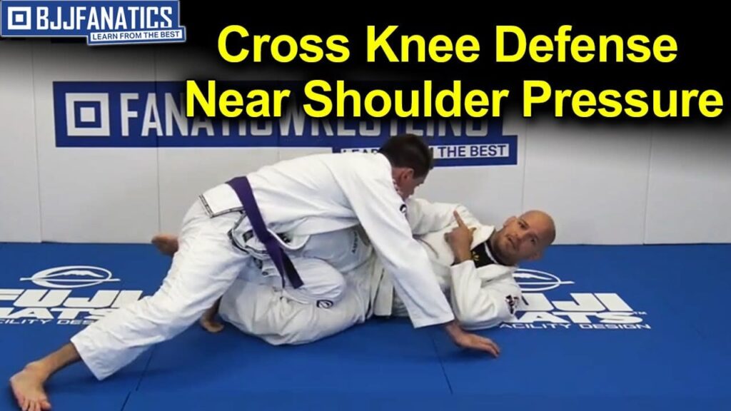 Cross Knee Defense Near Shoulder Pressure - BJJ Training by Xande Ribeiro